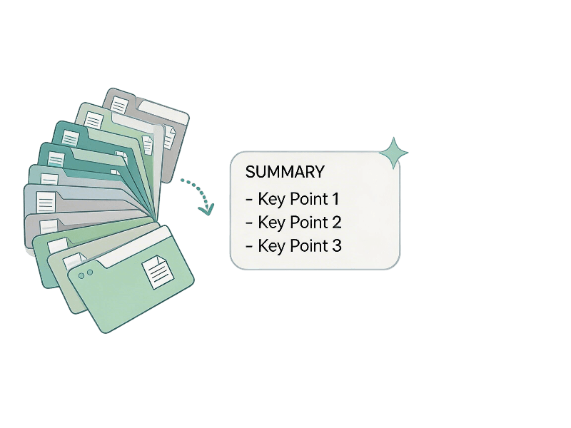 Fourteen tabs became a one-page research summary.